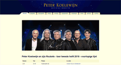 Desktop Screenshot of peterkoelewijn.nl